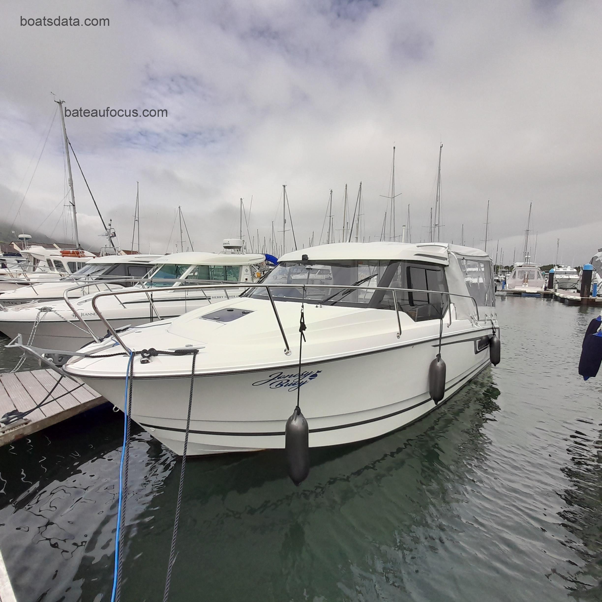 Jeanneau Merry Fisher 795 avis et fiche technique