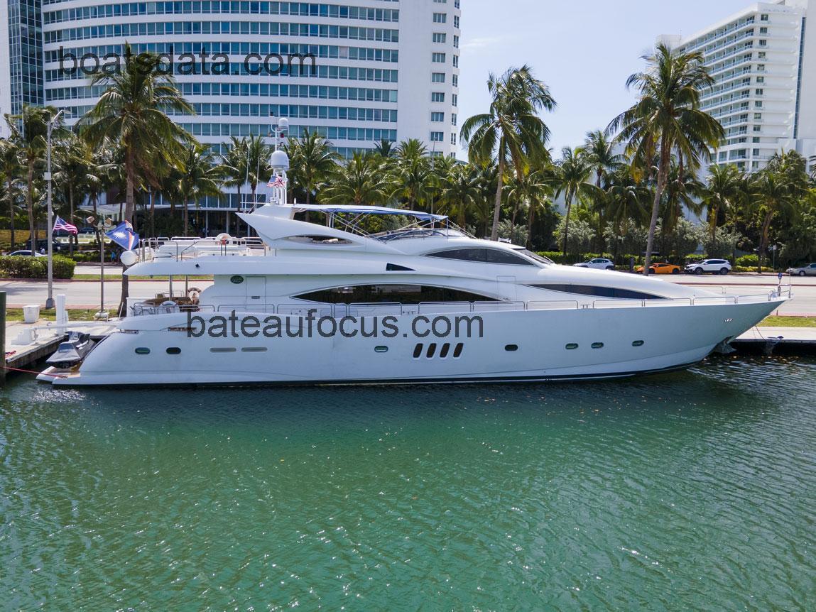 Sunseeker 105 Yacht fiche technique et avis